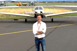DTFT MD David Ripley at the airfield