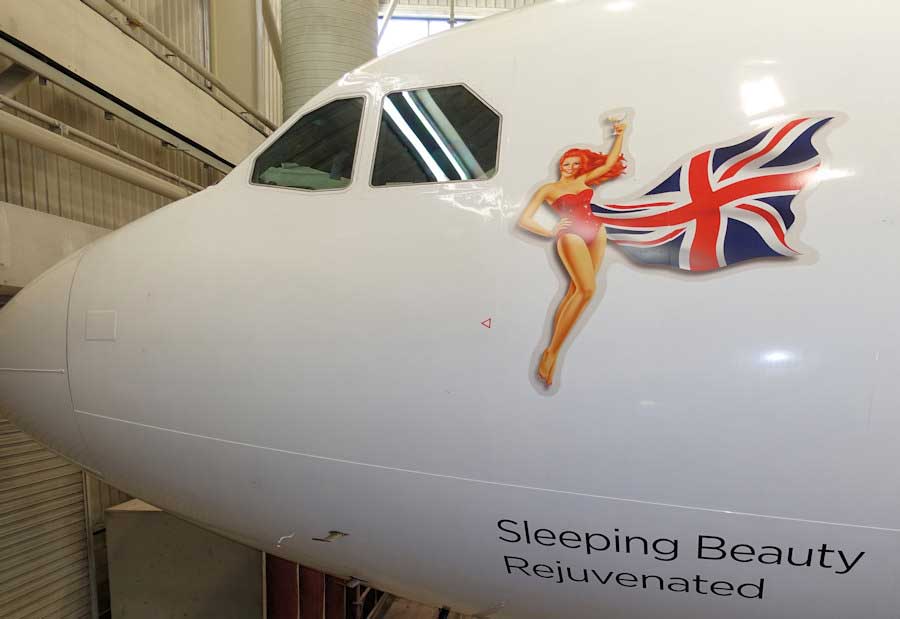 Virgin Atlantic Sleeping Beauty